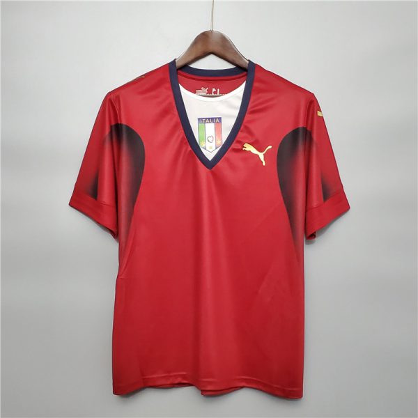 Retro Italy 2006 Red jersey Fan Version