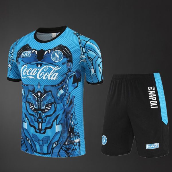 2025/26 Napoli Blue Training Set Shirt and Shorts