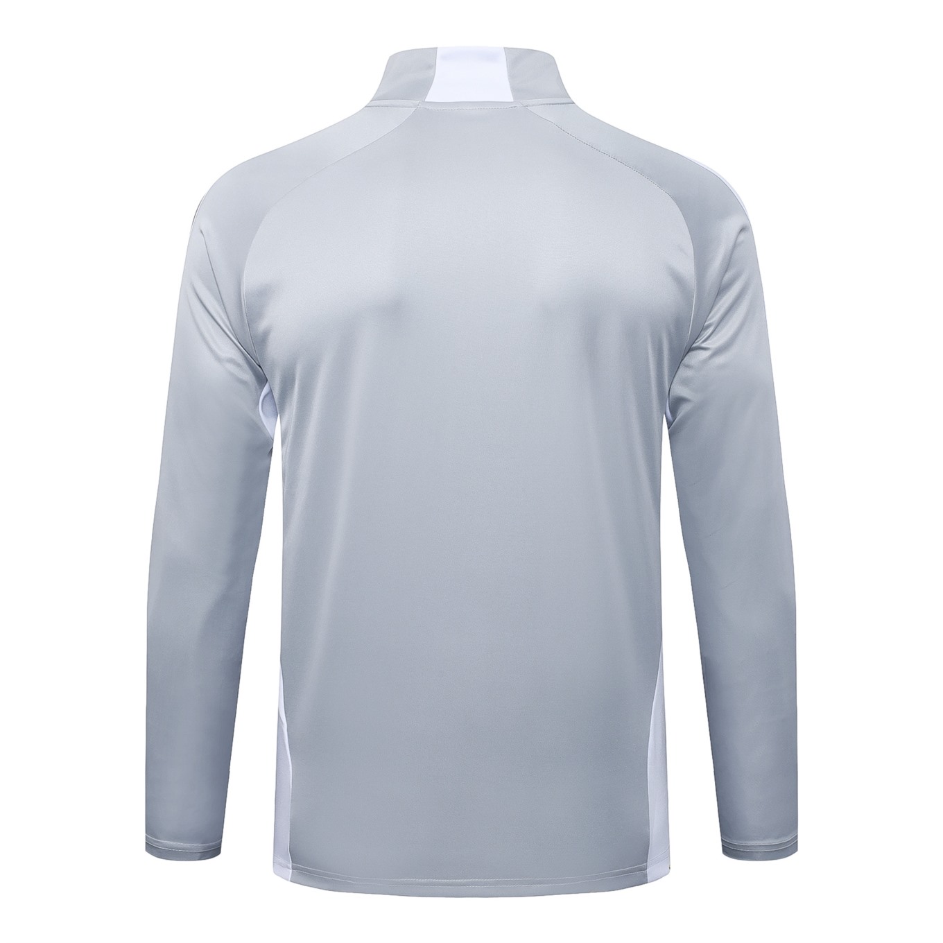 202526 Real Madrid Grey Long-sleeved half-pull training kit Football team kit