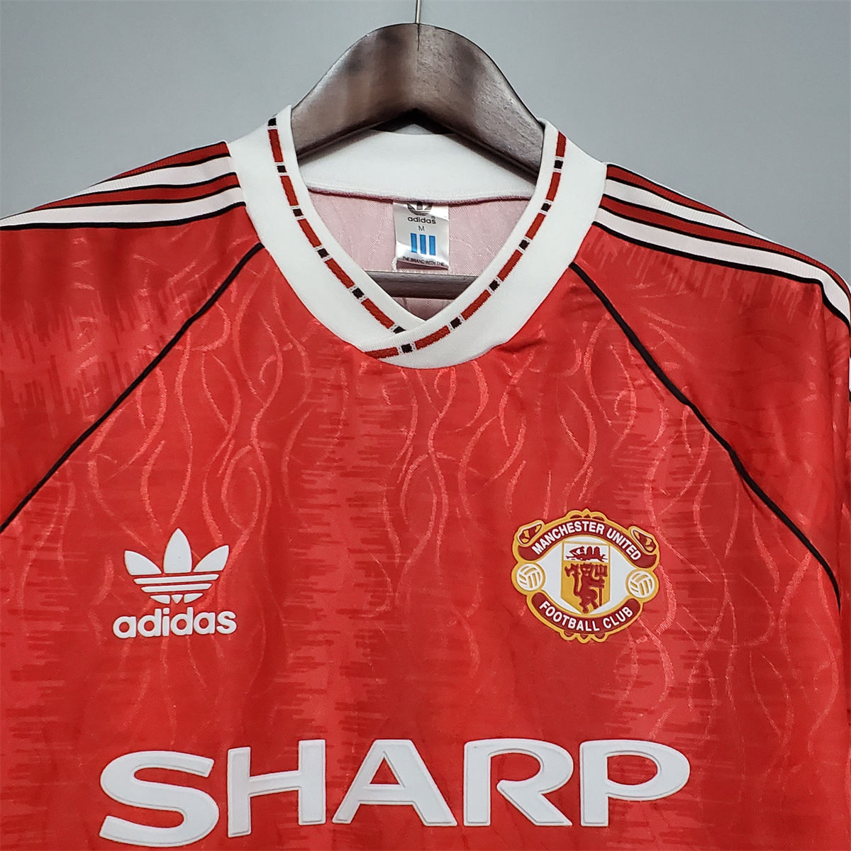 Retro Manchester United 90/92 home jersey Fan Version