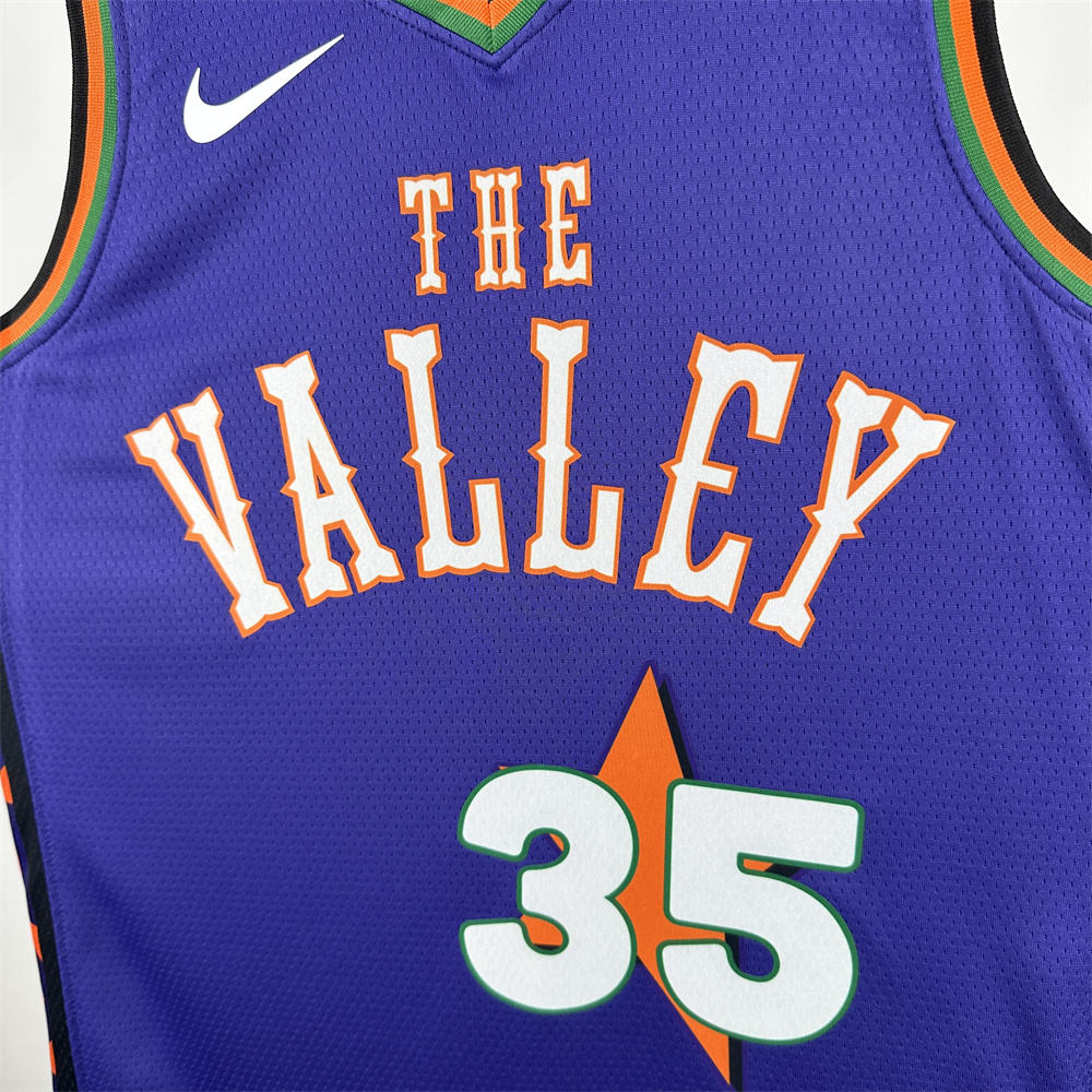 NBA Phoenix Suns 24/25 City Edition DURANT#35 Purple Jersey S-XXL