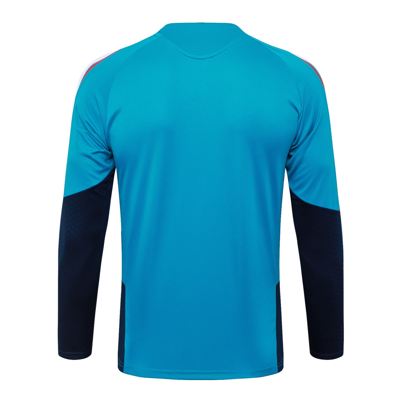 2026 Spain Sky blue Long-sleeved half-pull training kit