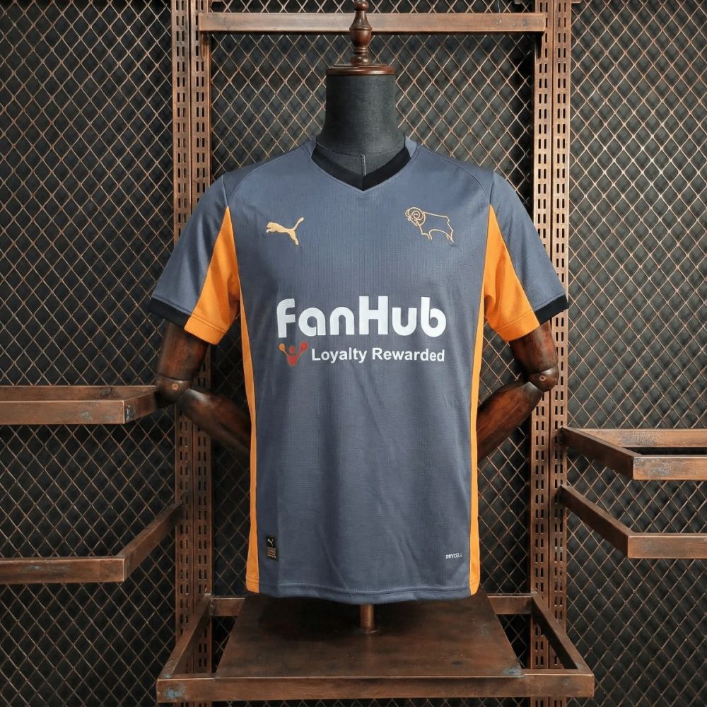 2025/26 Derby Country Away jersey Fan version