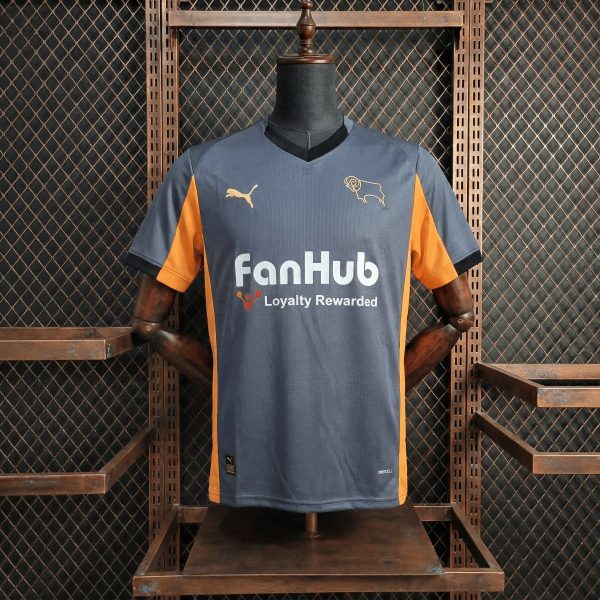 2025/26 Derby Country Away jersey Fan version