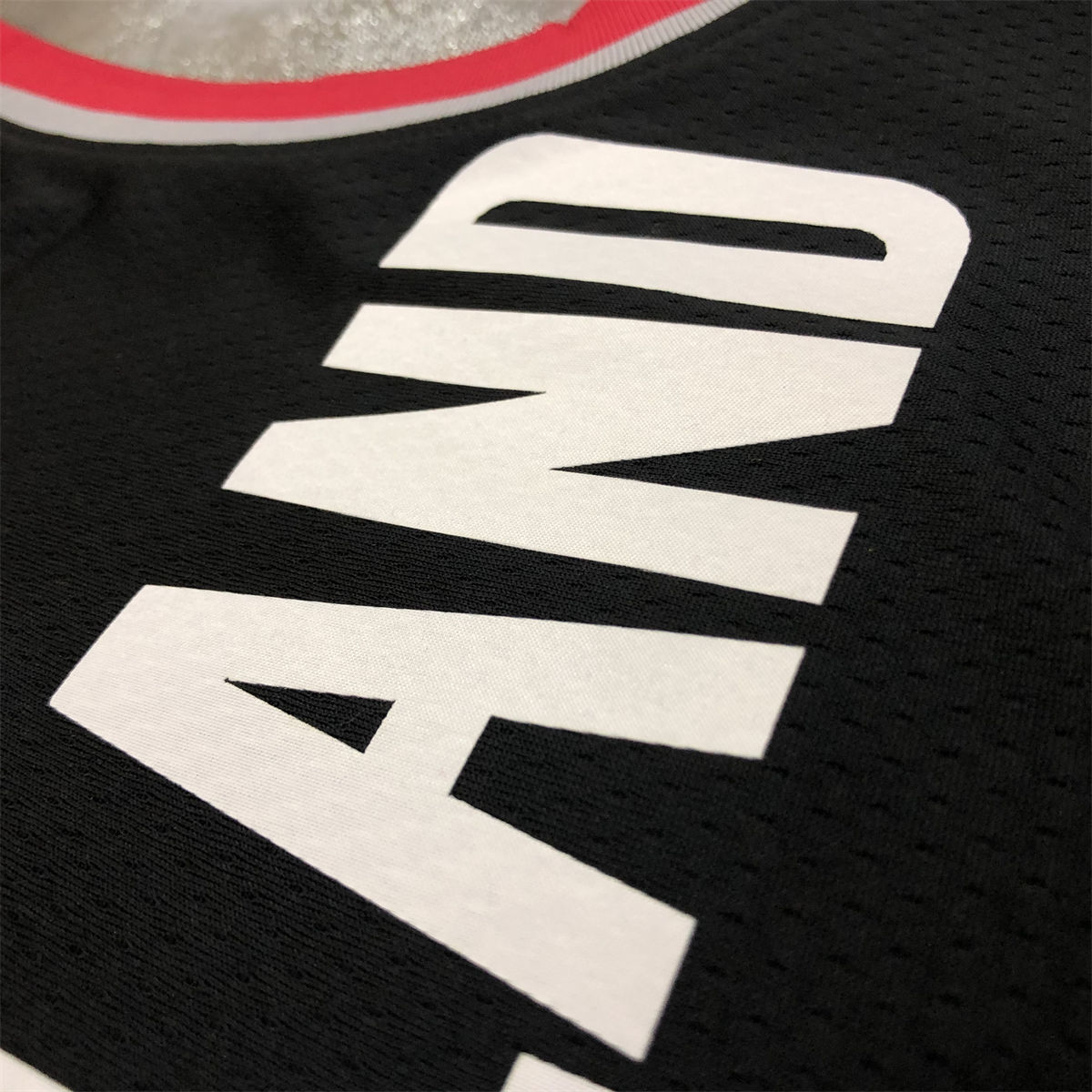 NBA Portland Trail Blazers V-Neck Black Jersey McCOLLUM#3 S-XXL