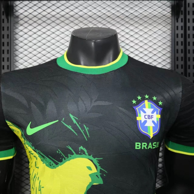 2025/26 Brazil Dove Edition Black jersey Player Version