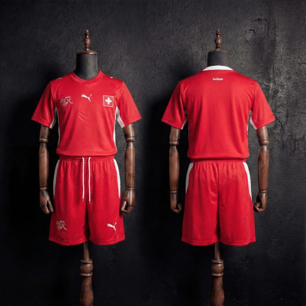 Switzerland 2026 World Cup Home Kid Kits Size 16-28