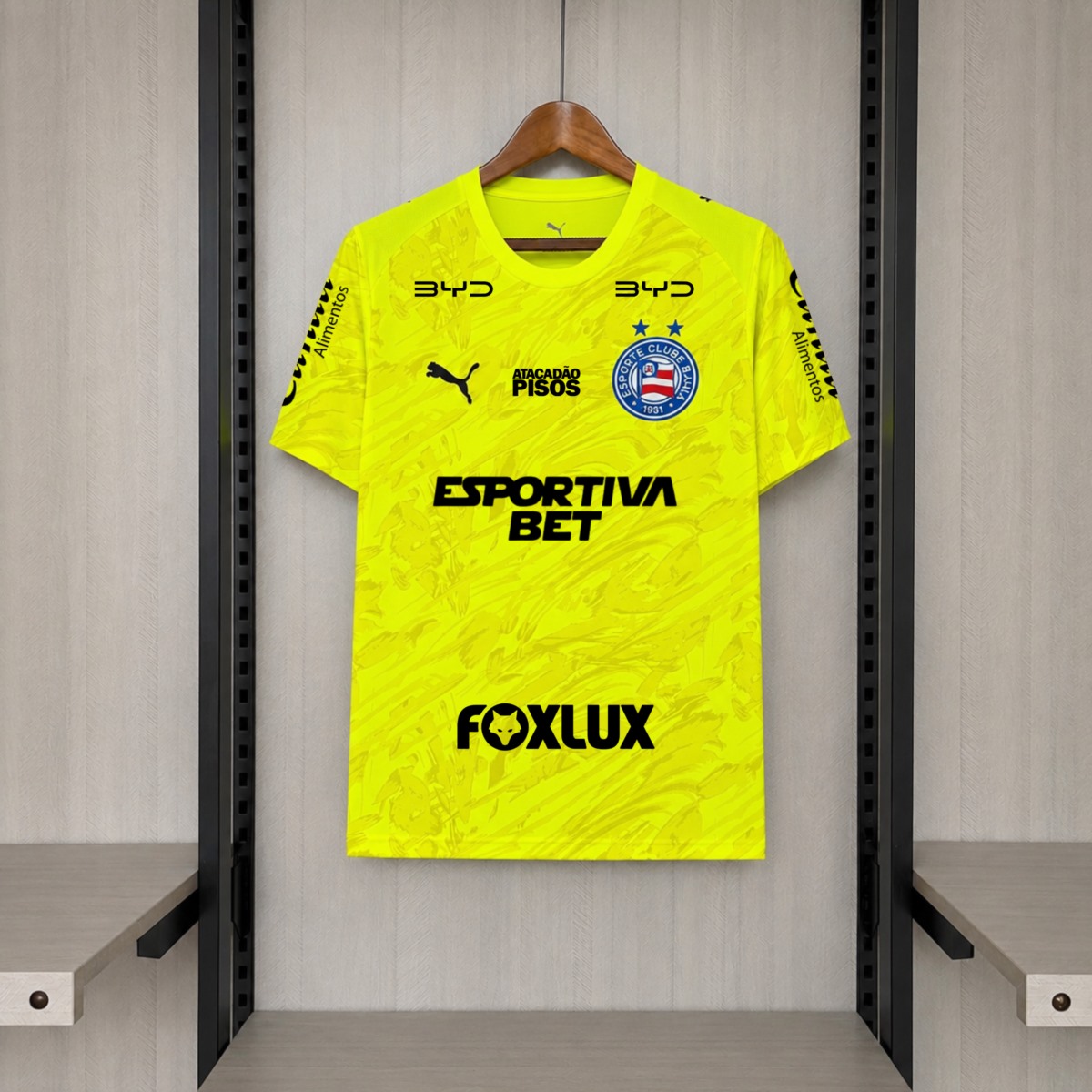 2026/27 Bahia Goalkeeper Yellow Jersey Fan Version