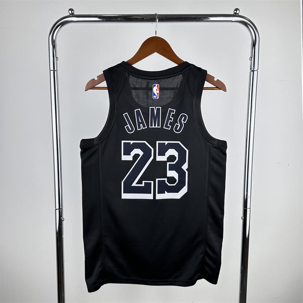 NBA Los Angeles Lakers Honor Edition Black Jersey JAMES#23 S-XXL