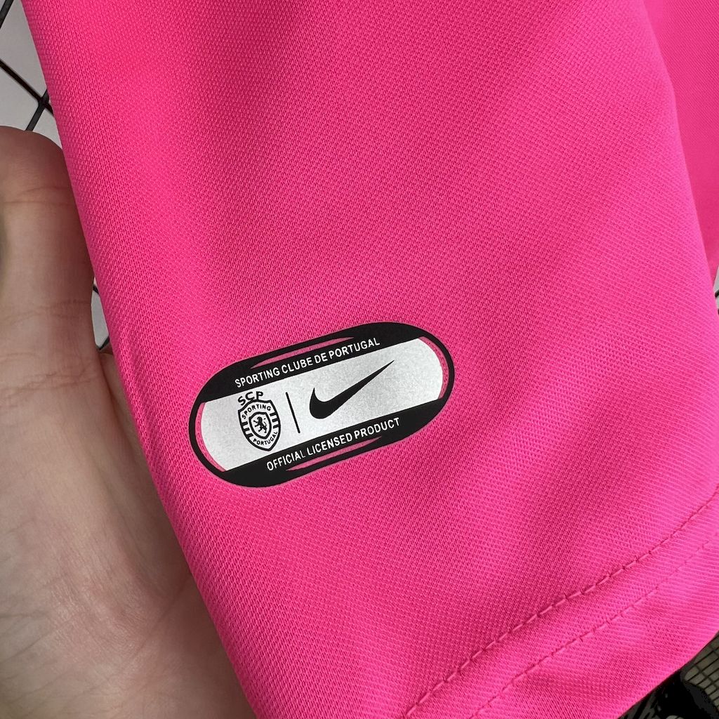 24/25 Sporting Pink October jersey Kid Kits Size 16-28