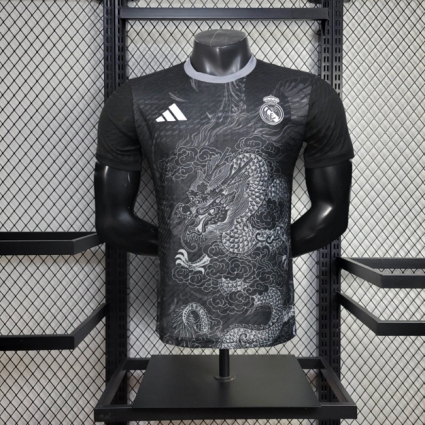 2025/26 Real Madrid Dragon edition Black jersey Player Version