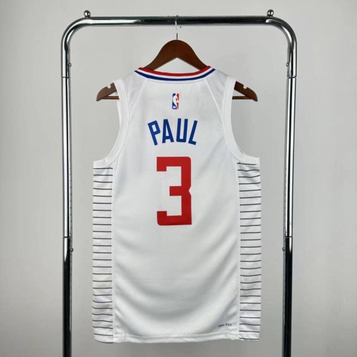 NBA Los Angeles Clippers 24/25 Round Neck White Jersey PAUL#3 S-XXL