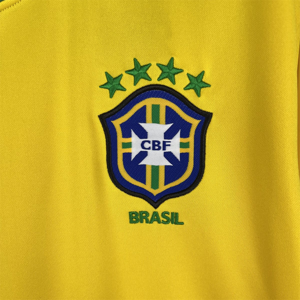 Retro 1998 Brazil home jersey Long Sleeve Fan Version