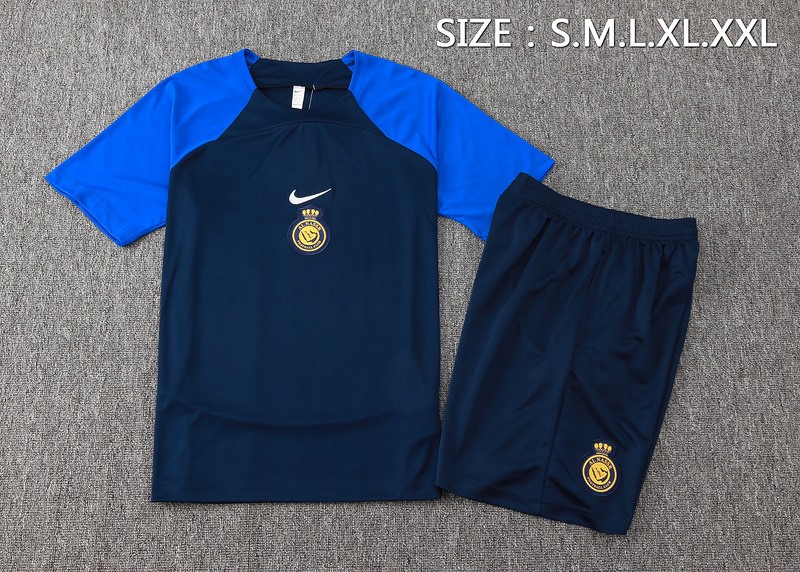 24/25 Al Nassr Royal Blue Training Set Shirt and Shorts