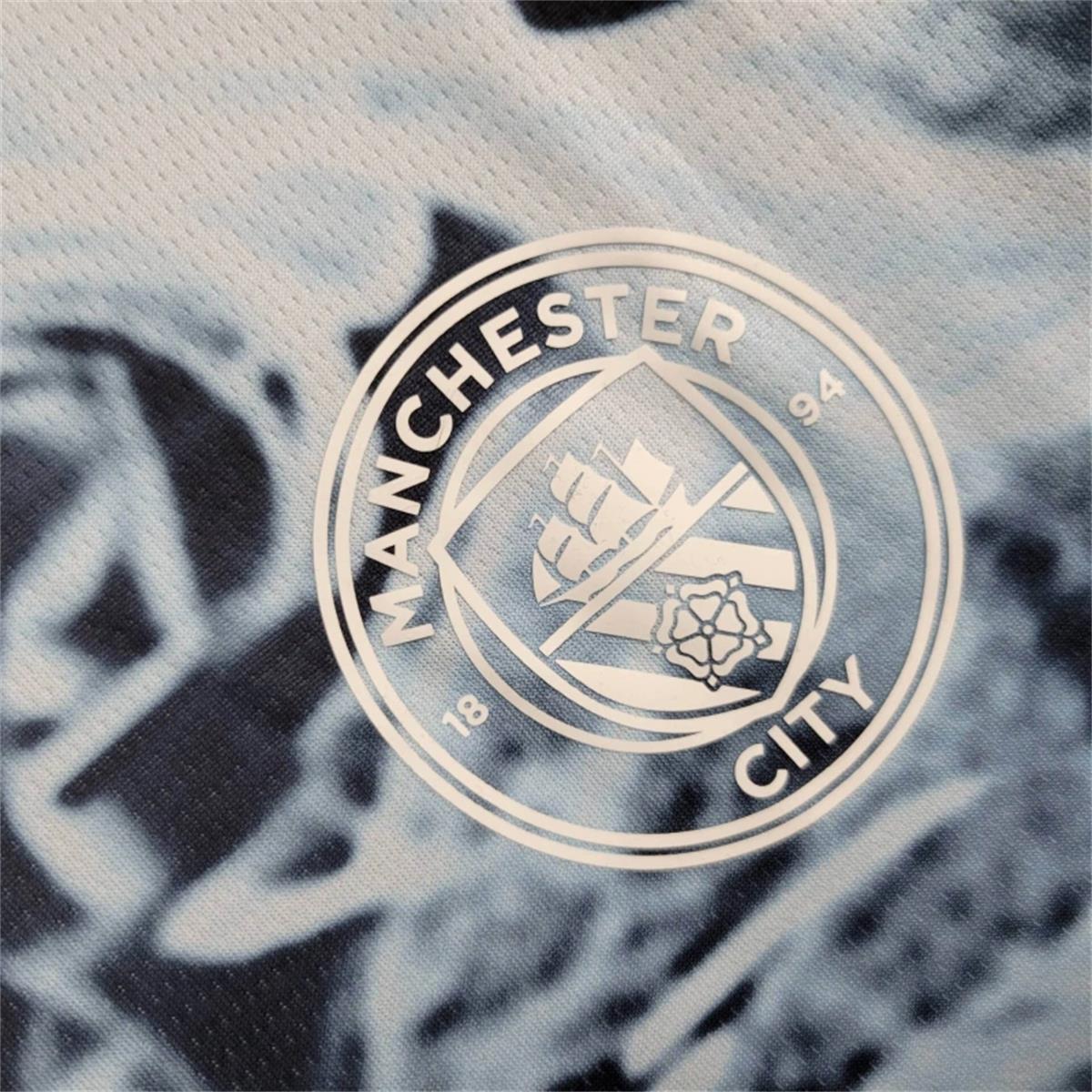 2025/26 Manchester City Black and blue concept version Jersey Fan Version