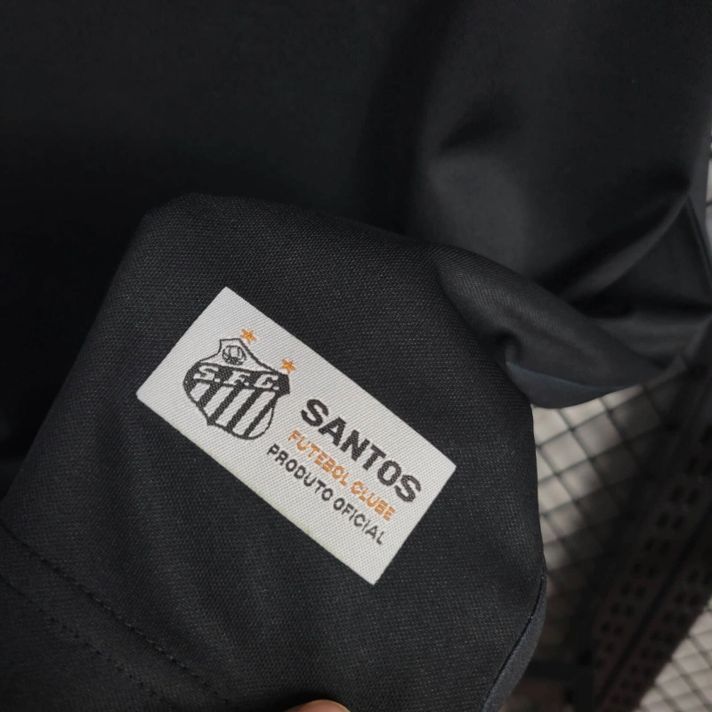 2025/26 Santos Black Casual jersey Fan Version