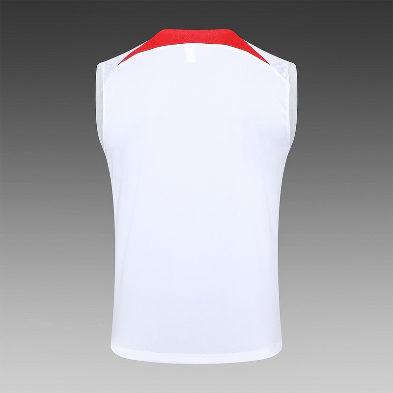 24/25 Liverpool White Training Set Shirt and Shorts