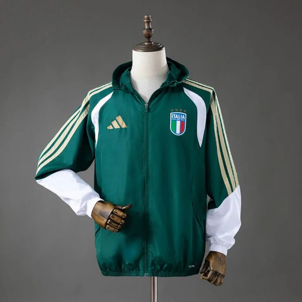 2026 Italy Royal Green Jacket Windbreaker