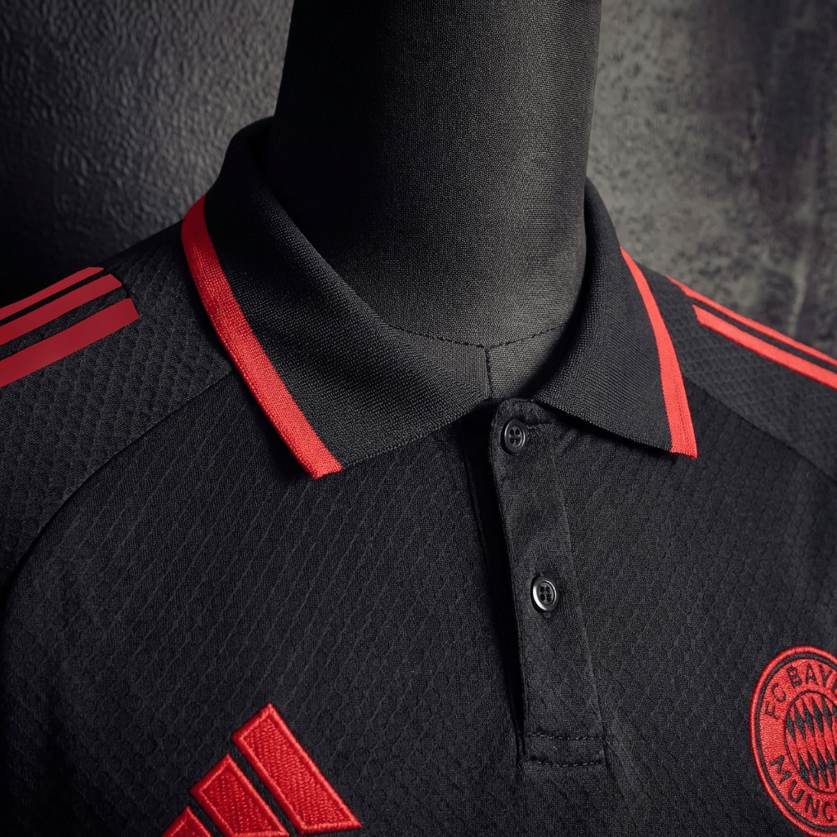 2025/26 Bayern Munich Training Black Polo Fan version