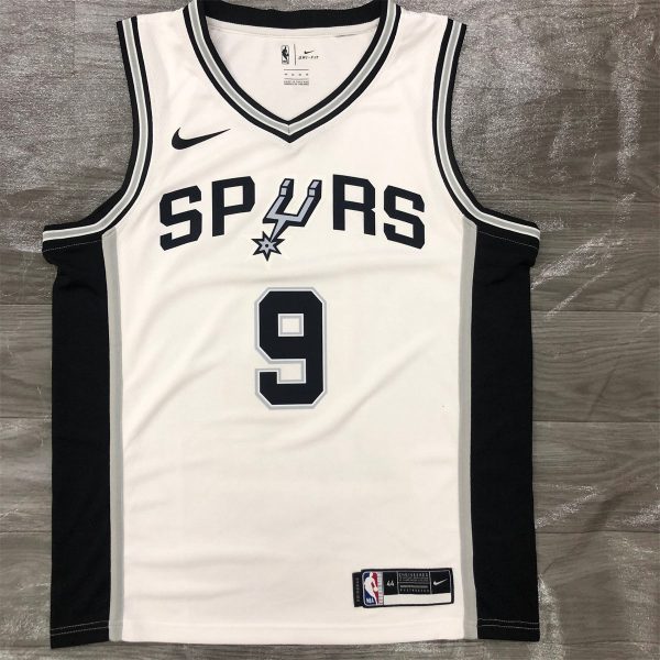 NBA San Antonio Spurs V-Neck White jersey PARKER#9 S-XXL