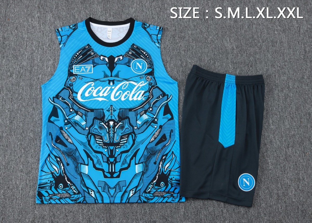 2026 Naples Blue Training Set Shirt and Shorts