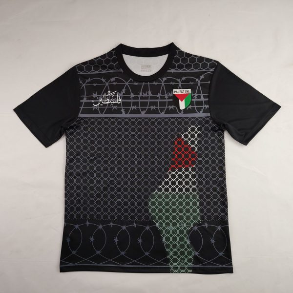 2024/25 CD Palestino Black Special Edition Jersey Fan Version