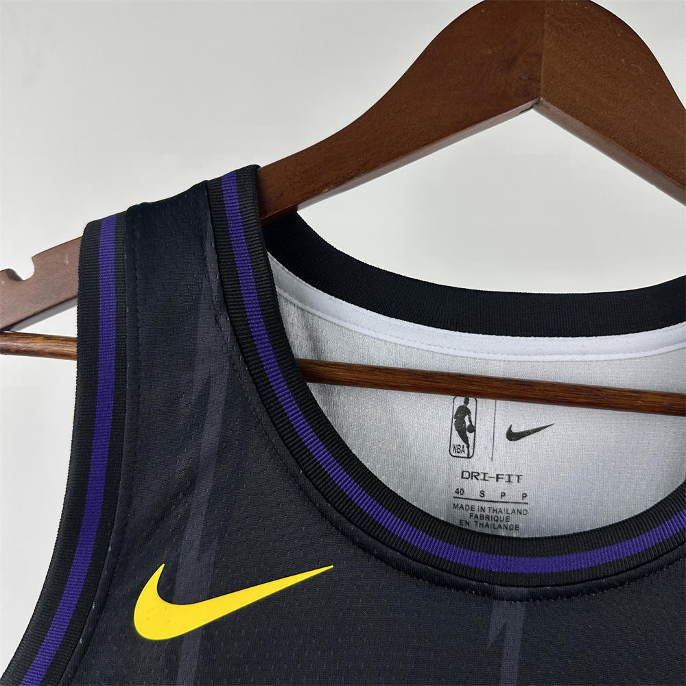 NBA Toronto Raptors 24/25 City Edition Round Neck Black Jersey BARRETT#9 S-XXL