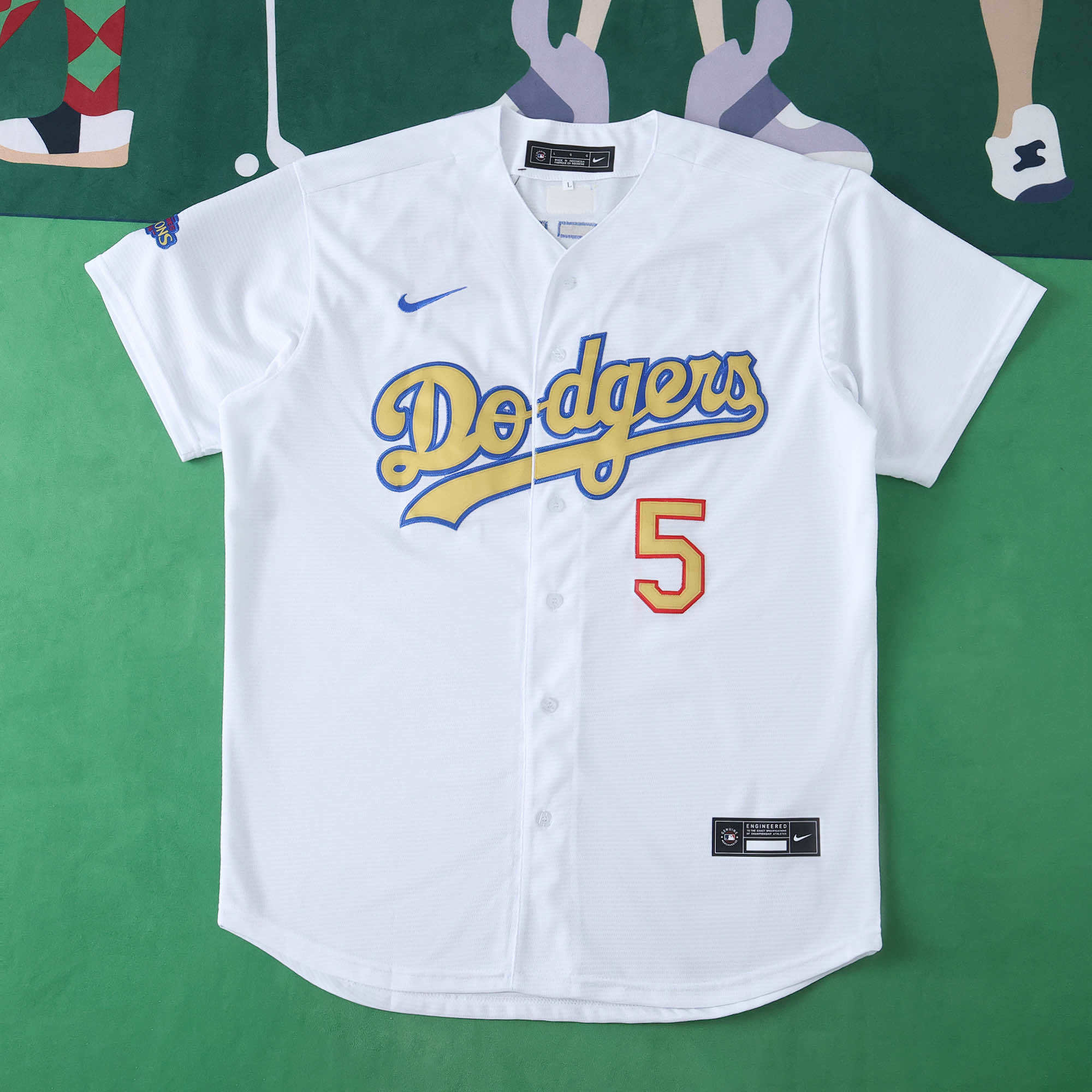 MLB 2025 LosAngeles Dodgers White Jersey