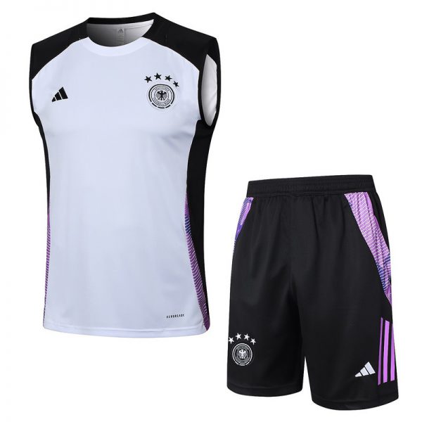 24/25 Germany White Training Set Shirt and Shorts