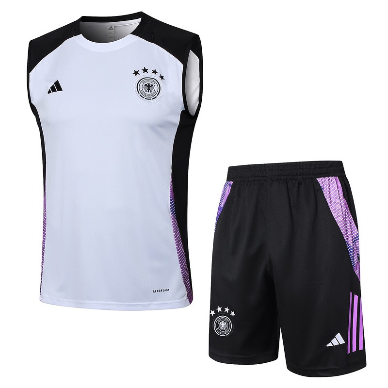 24/25 Germany White Training Set Shirt and Shorts
