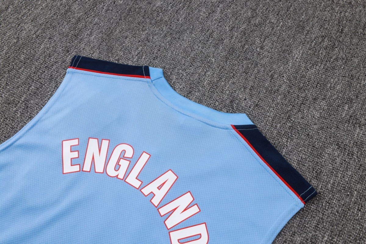 2026 England Light blue Training Set Shirt and Shorts