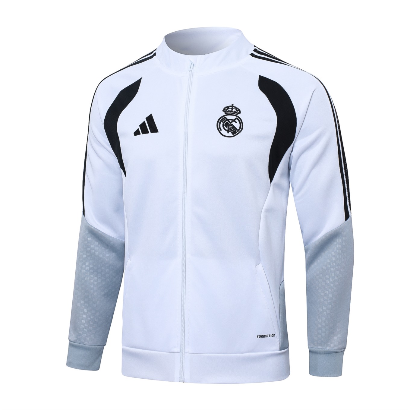 2026 Real Madrid White Jacket Training Suit Set