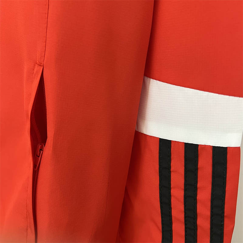 2023 new windbreaker Manchester United red Sport Unifom jersey Sport Unifom