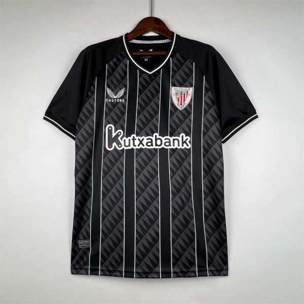 23/24 Athletic Bilbao Goalkeeper Black Jersey Fan Version