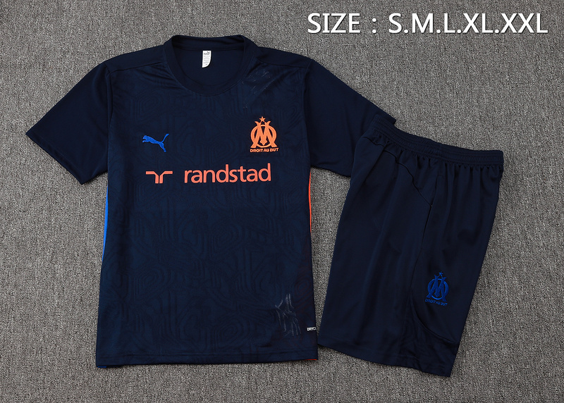 24/25 Marseilles Royal blue Training Set Shirt and Shorts