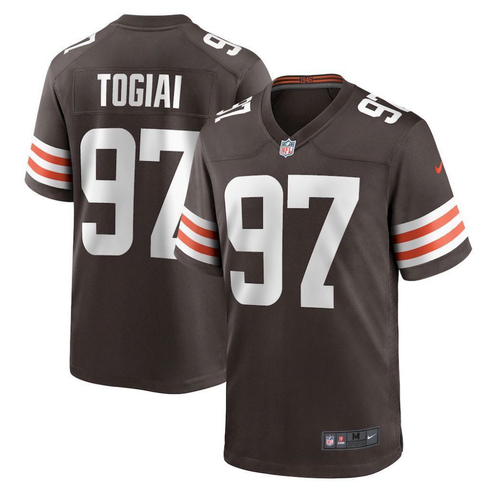 NFL Cleveland Browns Jeysey TOGIAI #97