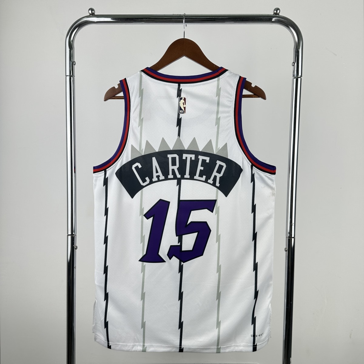 NBA Toronto Raptors Round Neck White CARTER#15 jersey S-XXL