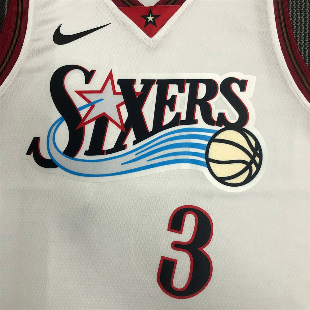 NBA Philadelphia 76ers Jersey IVERSON#3 S-XXL