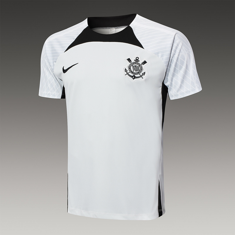 24/25 Corinthians light gray raining Set Shirt and Shorts