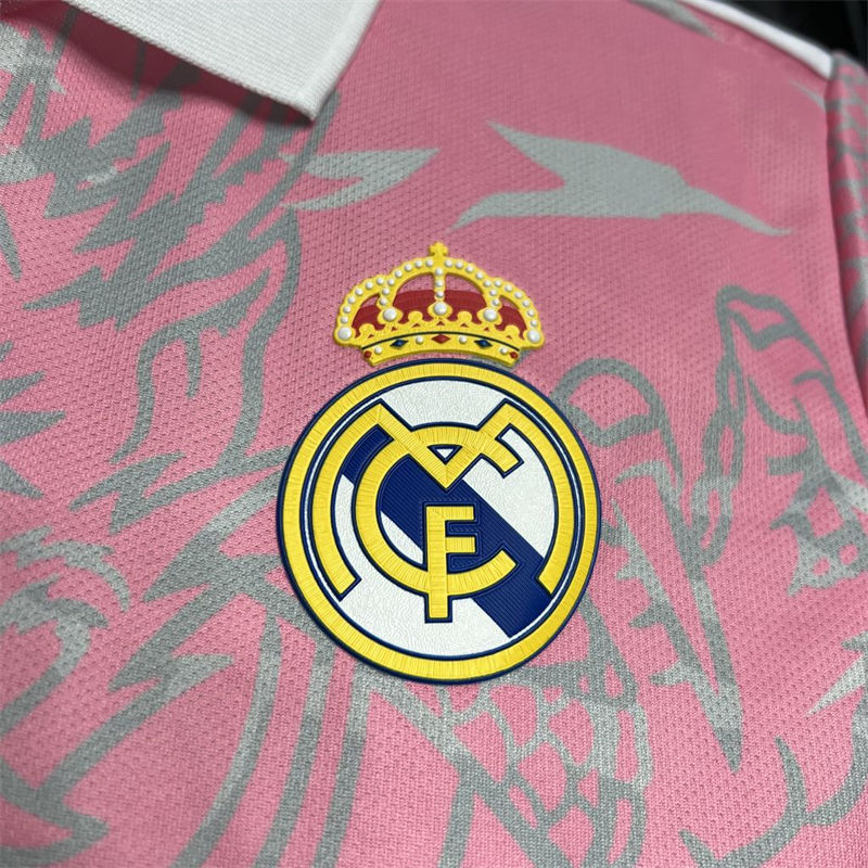 2023/24 Real Madrid Pink Dragon Special Edition Jersey Fan Version