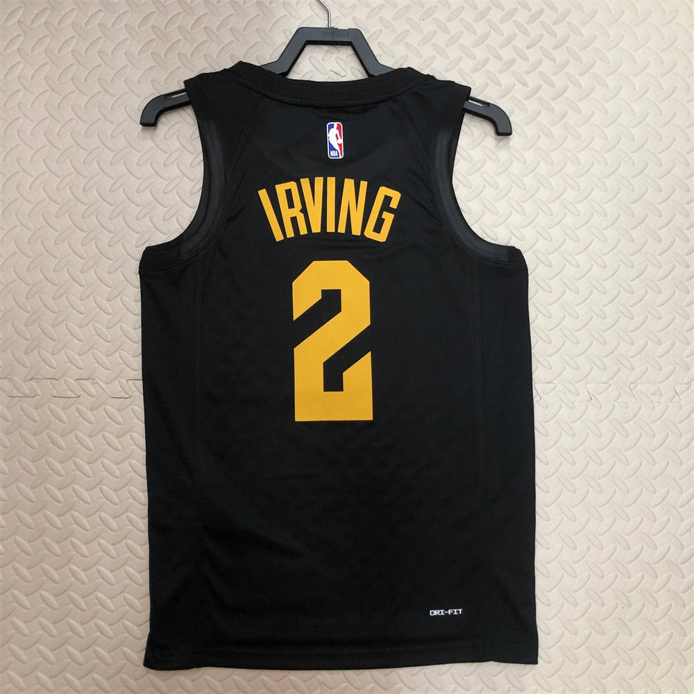 NBA Cleverland Cavaliers Round Neck Black jersey IRVING#2 S-XXL