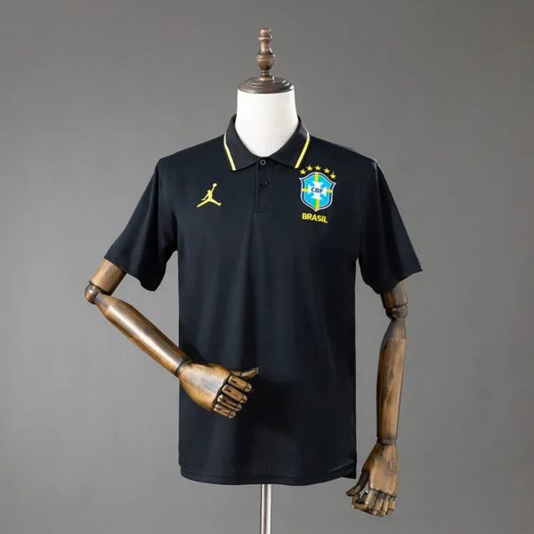 2026 Brazil Black Polo Fan version