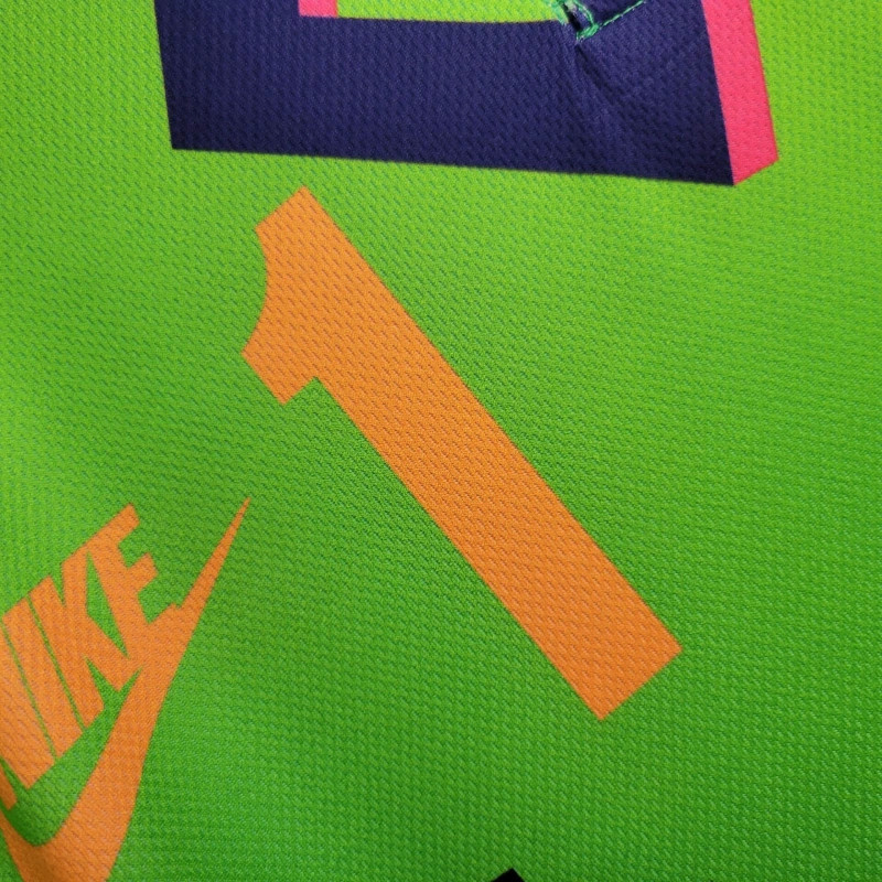 Retro Mexico 1995 Goalkeeper Green jersey Fan Version CAMPOS Number 1