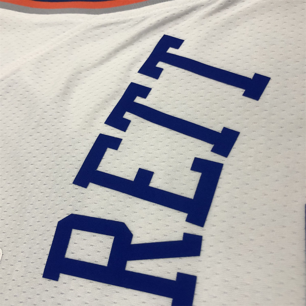 NBA New York Knicks Round Neck White jersey BARRETT#9 S-XXL