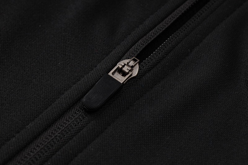 2024 Barcelona Black Hoodie Jacket Kit Set Football Team Shirt Sports Fashion