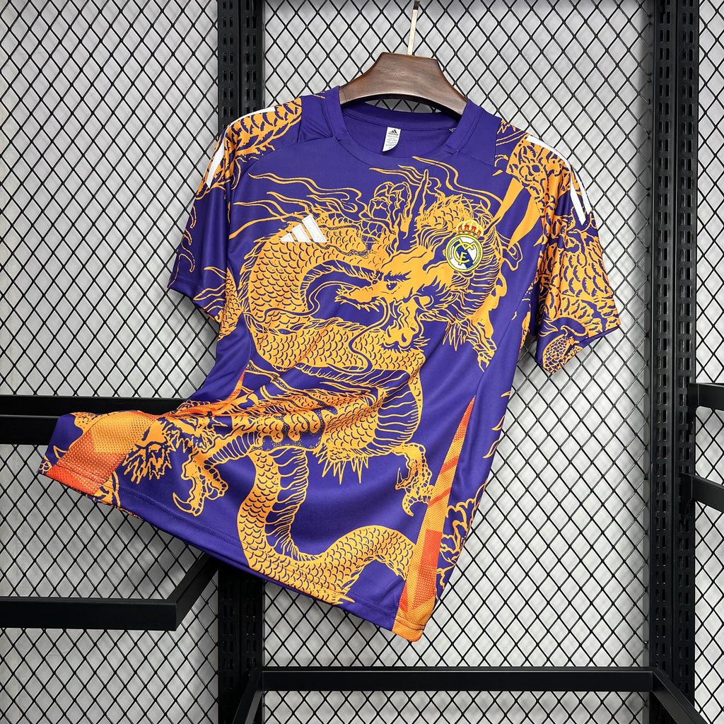 24/25 Real Madrid Purple Dragon Special Edition Jersey Fan Version