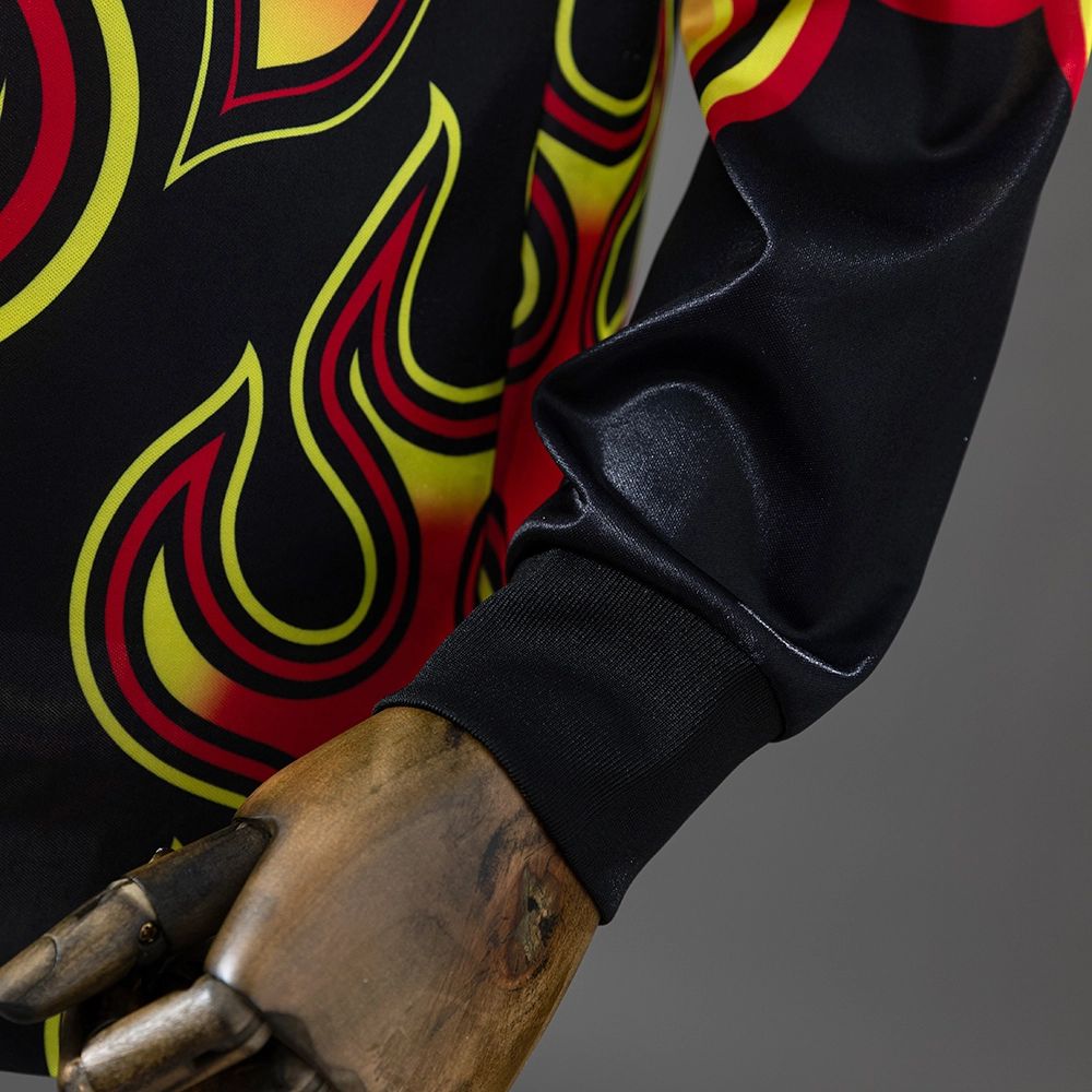 Retro Japan 1998 Goalkeeper Black Fireworks jersey Fan Version