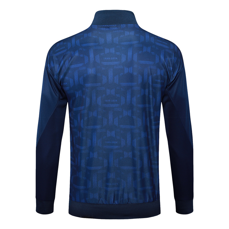 2024/25 Barcelona Royal blue Jacket Training Suit Set Football Team Shirt Sports Fashion