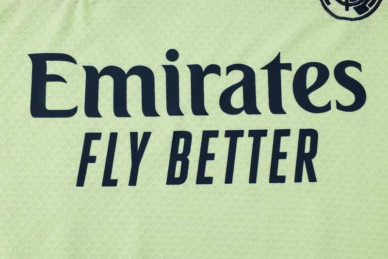 2025/26 Real Madrid Light green Training Set Shirt and Shorts