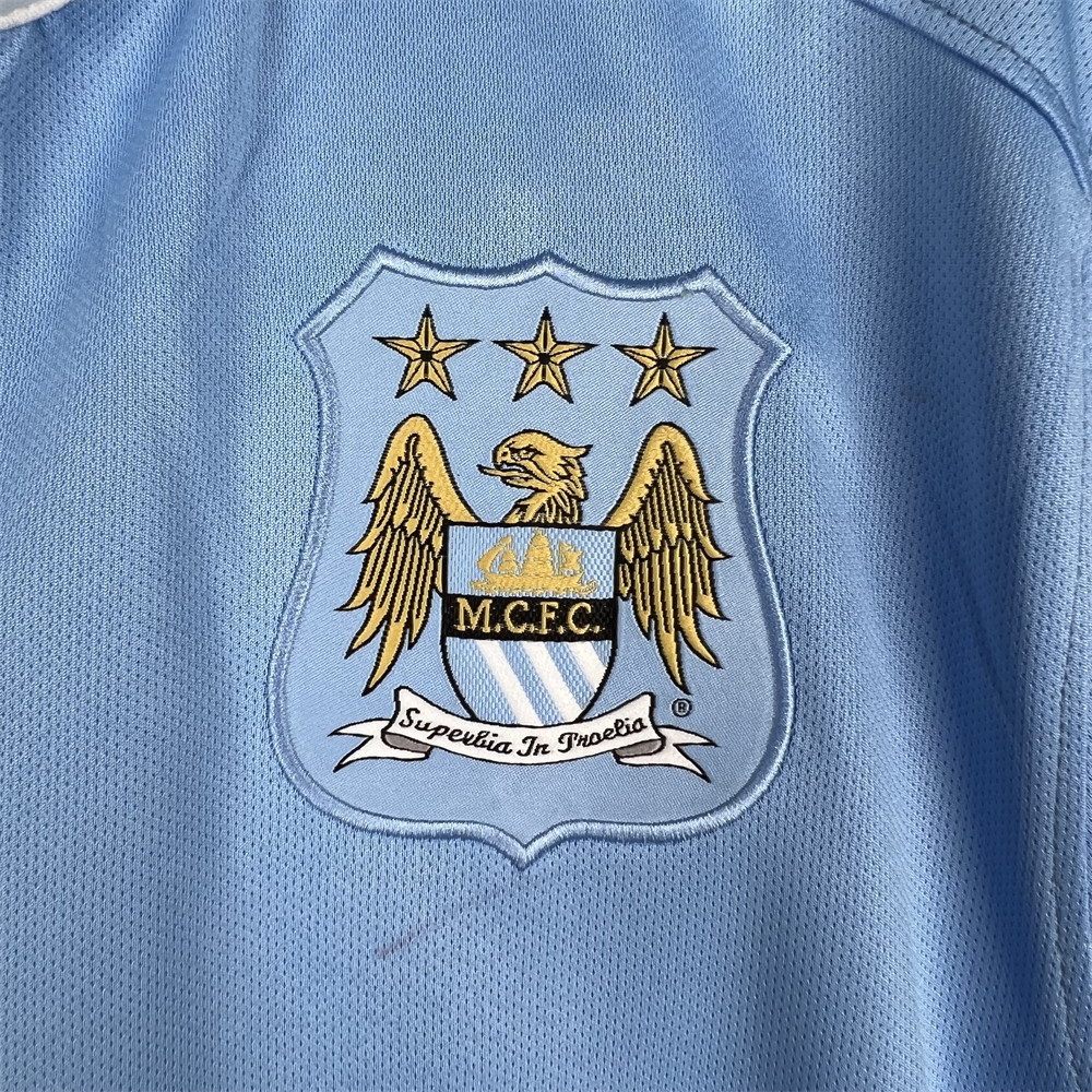 Retro Manchester City 15/16 version home jersey Fan Version